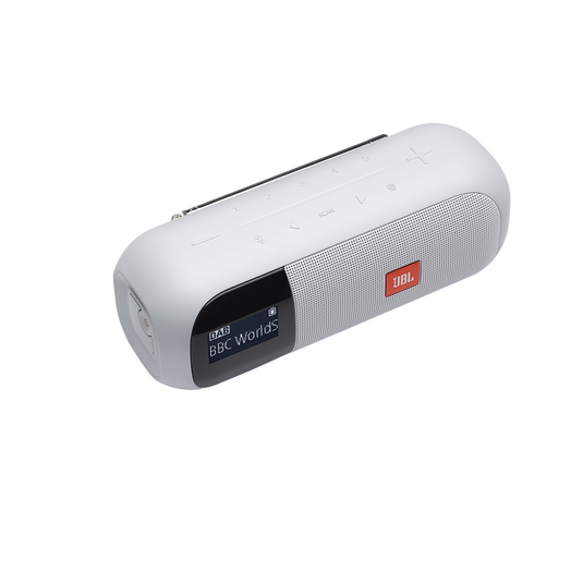 JBL Tuner 2 - White - Portable DAB/DAB+/FM radio with Bluetooth - Detailshot 1 image number null