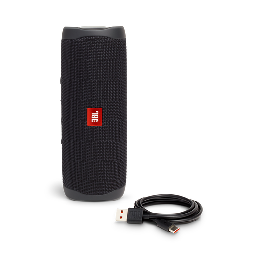JBL Flip 5 - Black Matte - Portable Waterproof Speaker - Detailshot 1 image number null