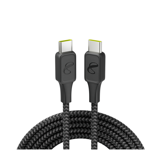 InstantConnect USB-C to USB-C - Black - 100W PD ultra-fast charging cable for USB-C device - Hero image number null