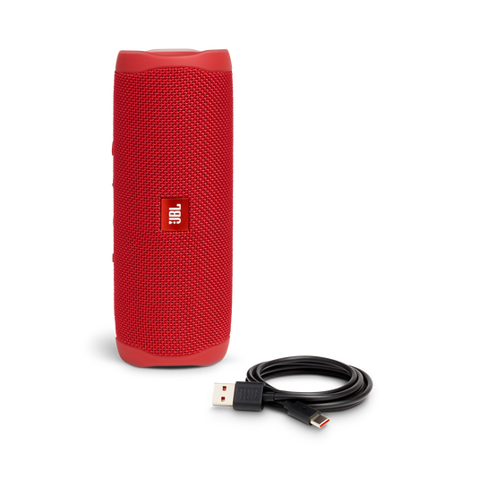 JBL Flip 5 - Red - Portable Waterproof Speaker - Detailshot 1 image number null