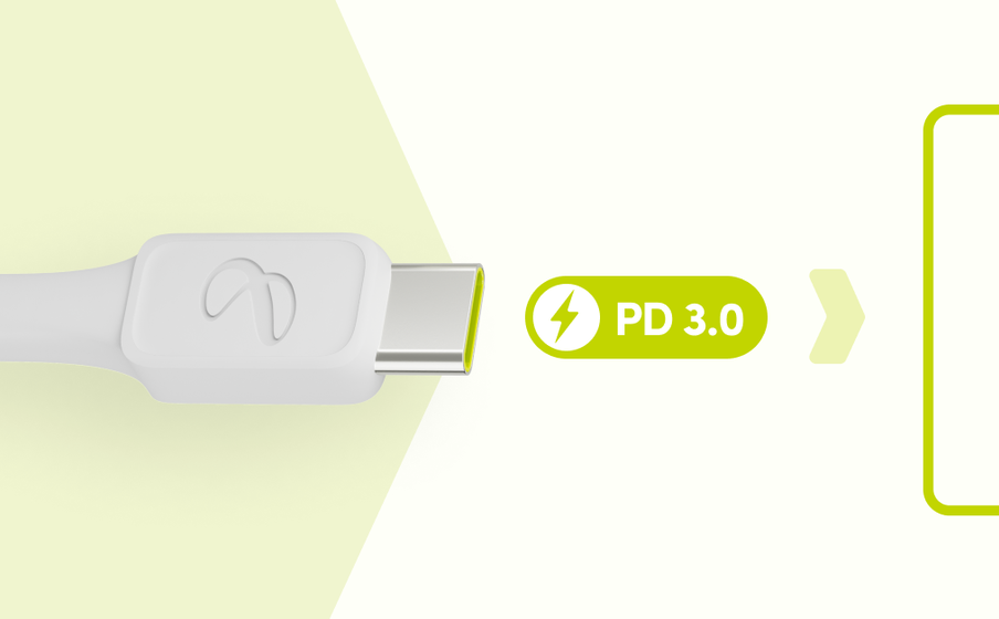InstantConnect USB-C to USB-C Understøtter hurtig PD 3.0-opladning på op til 100 W - Image