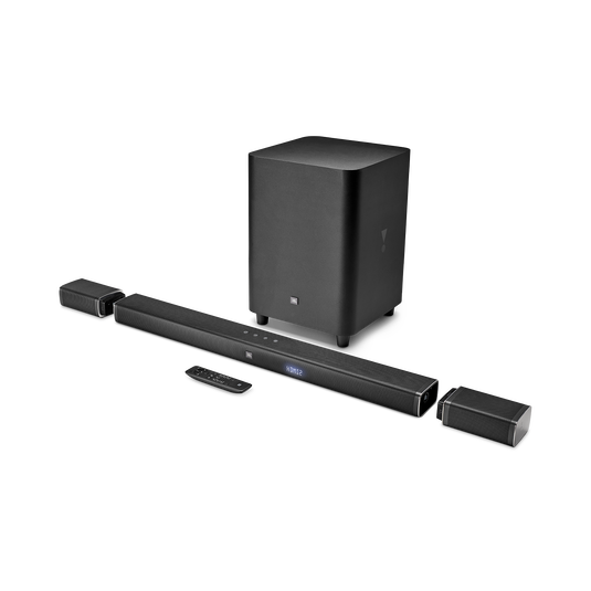 JBL Bar 5.1 - Black - 5.1-Channel 4K Ultra HD Soundbar with True Wireless Surround Speakers - Hero image number null