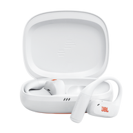 JBL Endurance Zone - White - True Wireless open-ear sport headphones - Hero