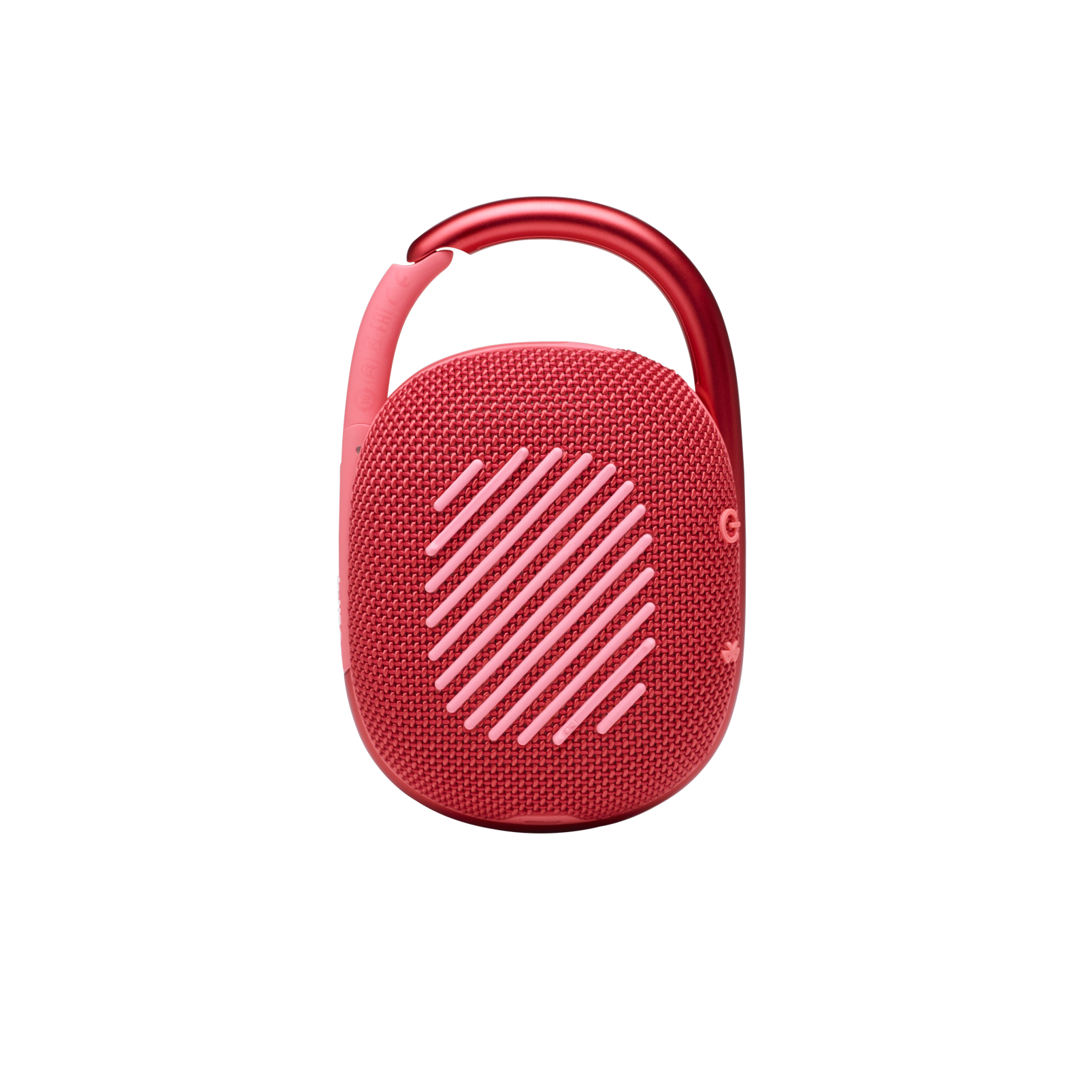 JBL Clip 4 - Red - Ultra-portable Waterproof Speaker - Back