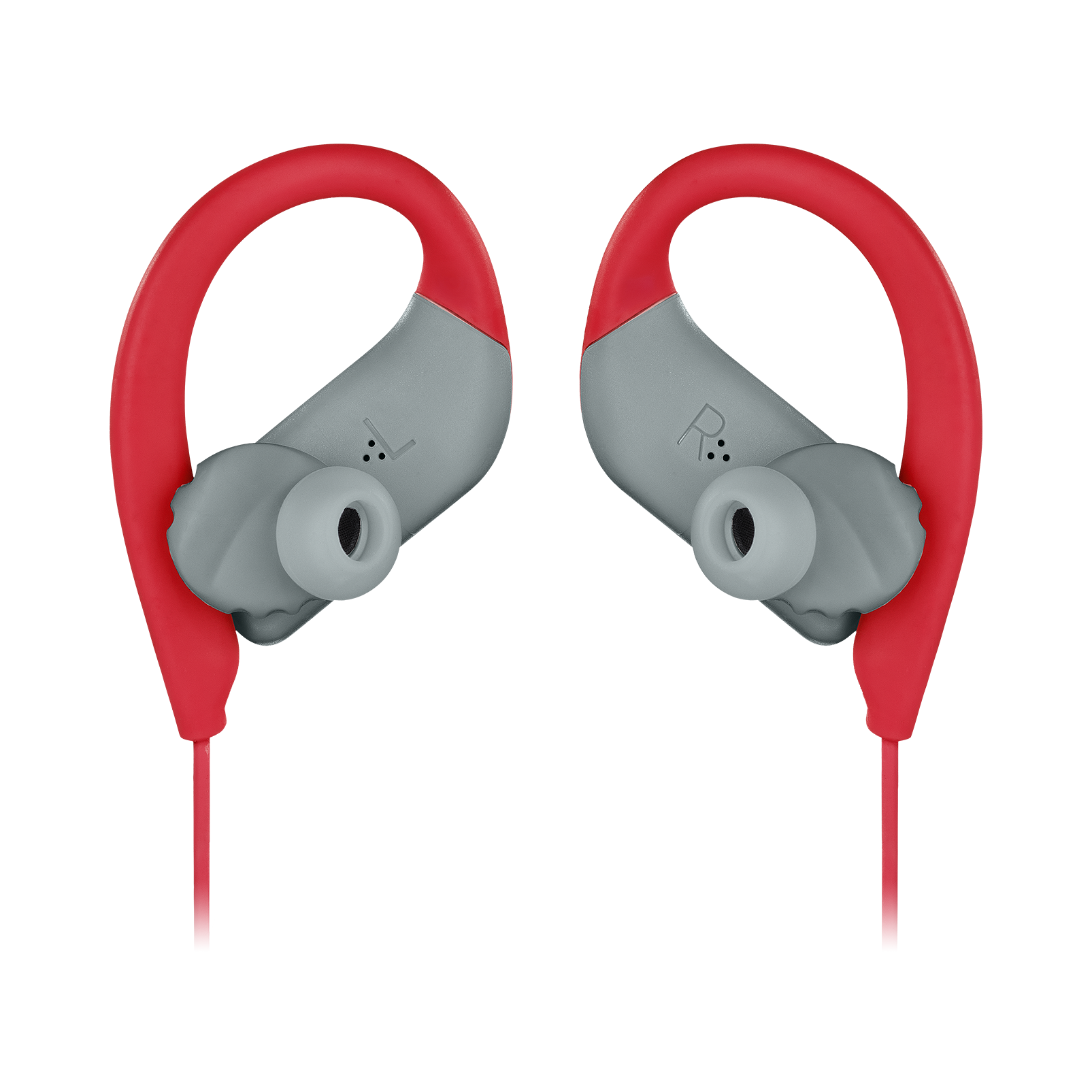 JBL Endurance SPRINT - Red - Waterproof Wireless In-Ear Sport Headphones - Detailshot 3