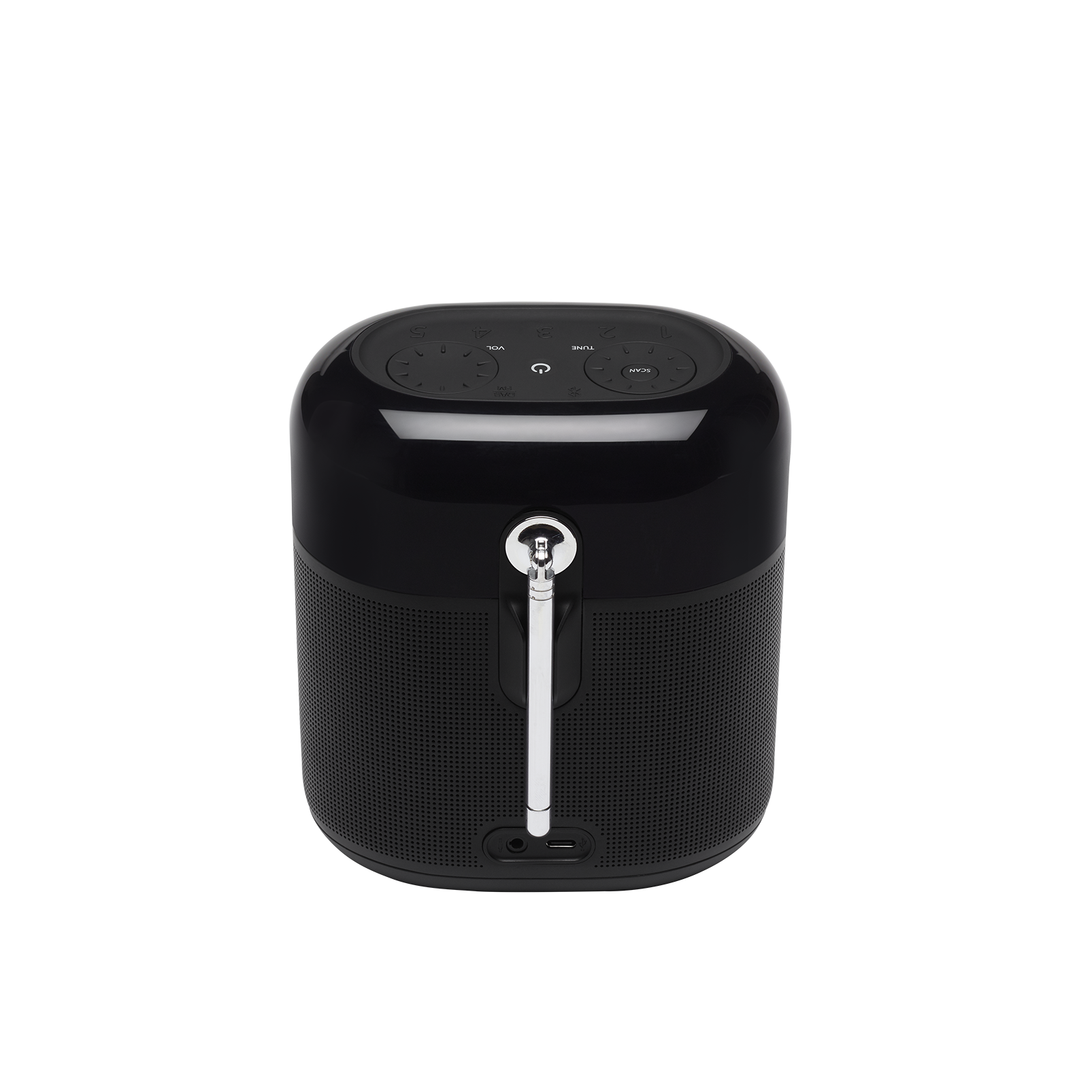 JBL Tuner XL - Black - Portable powerful DAB/DAB+/FM radio with Bluetooth - Back